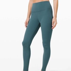 Lululemon Align Super High Rise 28" Desert Teal